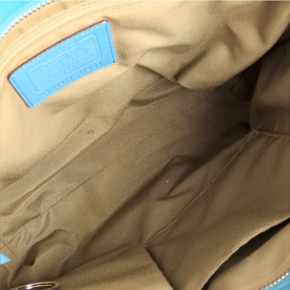 Coach Teal Tote Bag - Picture 8 of 12
